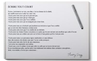 Ecrire tout court