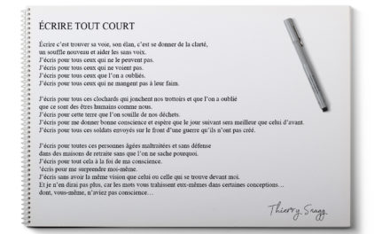 Ecrire tout court